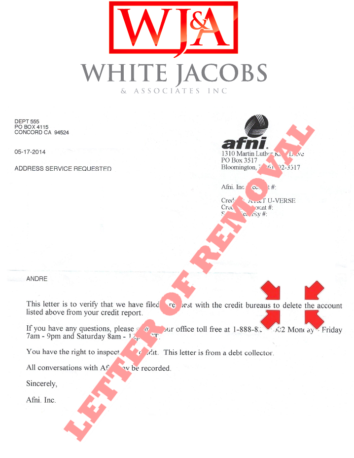 White, Jacobs & Associates Creditor Responses 5.17.14