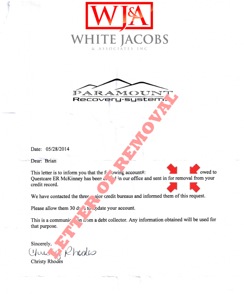 White, Jacobs & Associates creditor responses 5.28.14