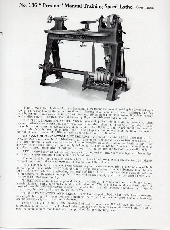 Preston 36 Lathe Restoration. Canadian Woodworking and Home