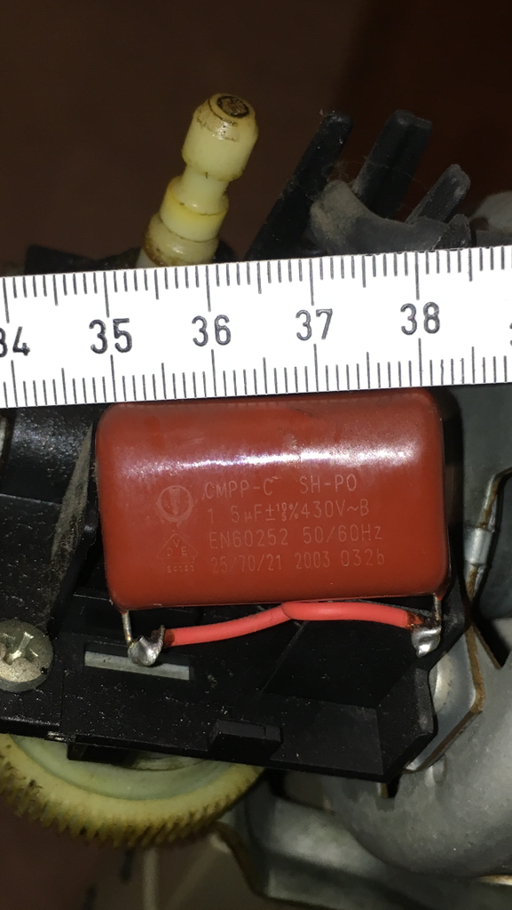 Panasonic fan capacitor rating question All About Circuits