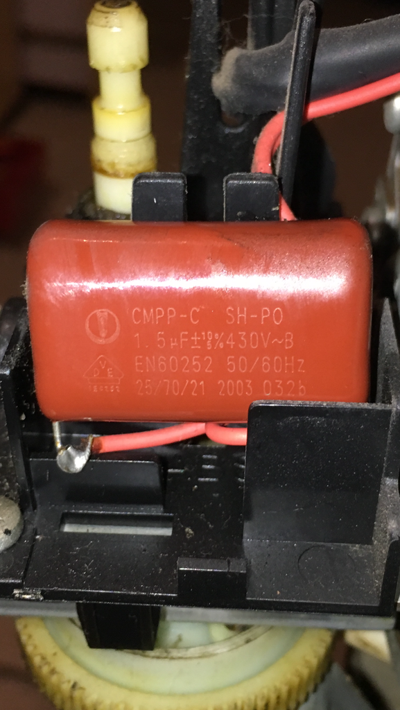 Panasonic fan capacitor rating question All About Circuits