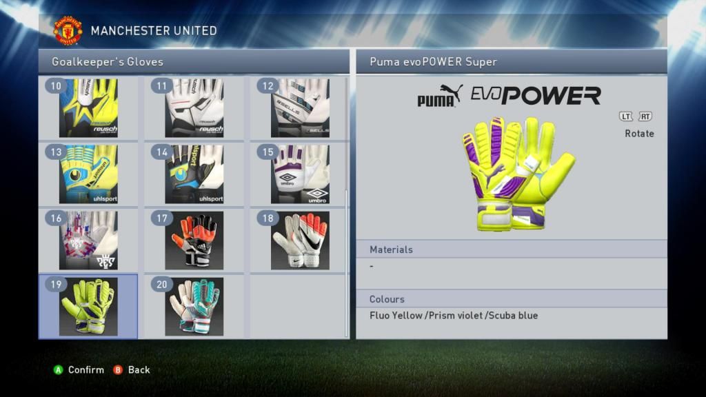 Update PES 2015 Mini Gloves Pack