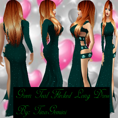  photo Green Teal flecked long dress_zps07sqmlox.png