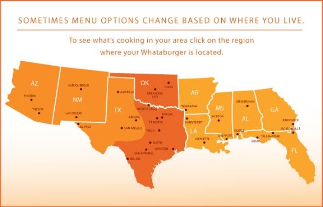 Whataburger Regional Map Photo by macoftheyear | Photobucket