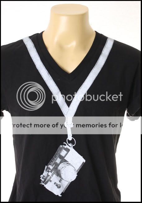 New Indie Rock Photographer Camera Black T Shirt Size L  