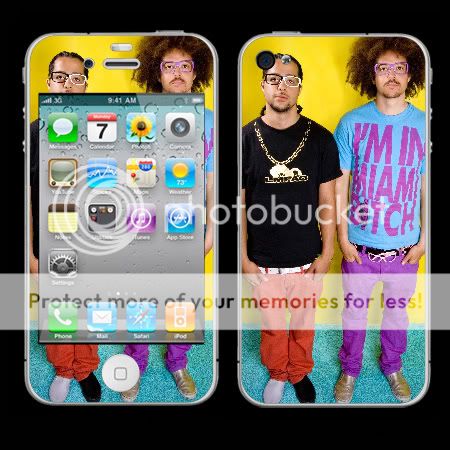 Party Rock LMFAO Skin Vinyl Sticker for iPod Touch 2nd/3rd/4th Gen 