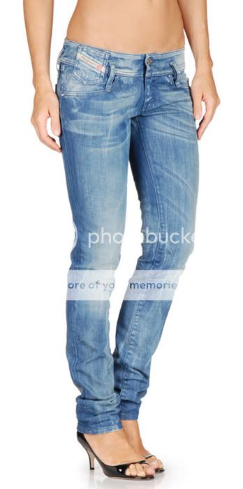 DIESEL MATIC 008N4 DAMEN JEANS DAMENJEANS RÖHRENJEANS RÖHRE STRETCH