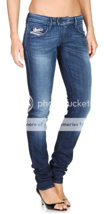 DIESEL NEVY 008L6 DAMEN JEANS DAMENJEANS RÖHRENJEANS RÖHRE STRETCH