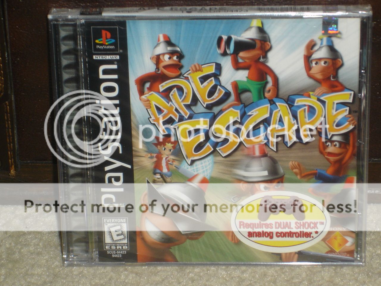 Ape Escape PS1 Factory SEALED RARE Black Label 4948872100915